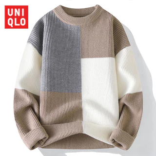 โปรโมชั่น Flash Sale : UNIQLO ยูนิโคล่ เสื้อกันหนาวผู้ชาย สไตล์ลายมิงค์ ดีไซน์หลวม สวมใส่สบายในฤดูหนาว