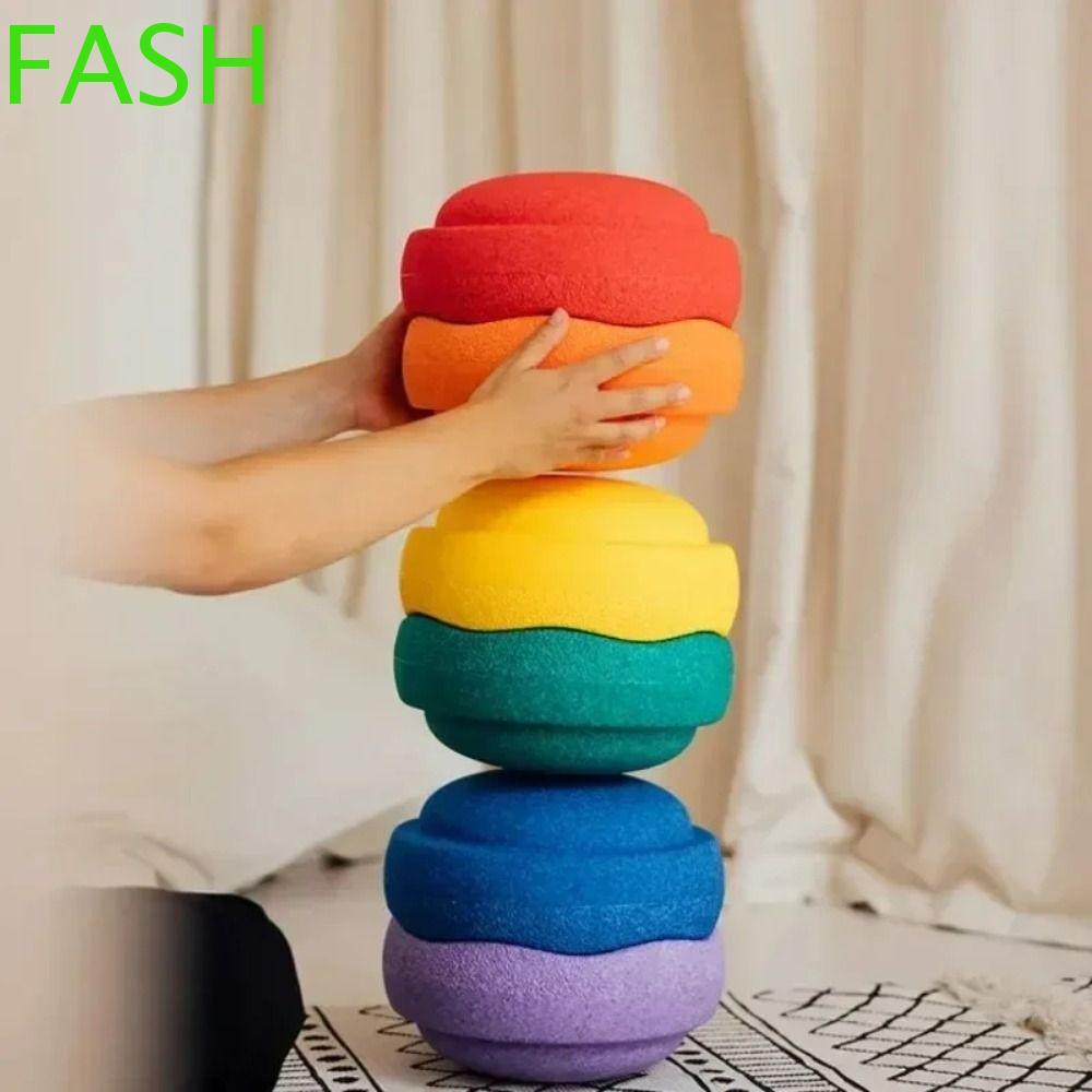FASH Stack Stone BALANCE ของเล่น, โฟม BALANCE การฝึกอบรมโฟมขั้นตอน ...