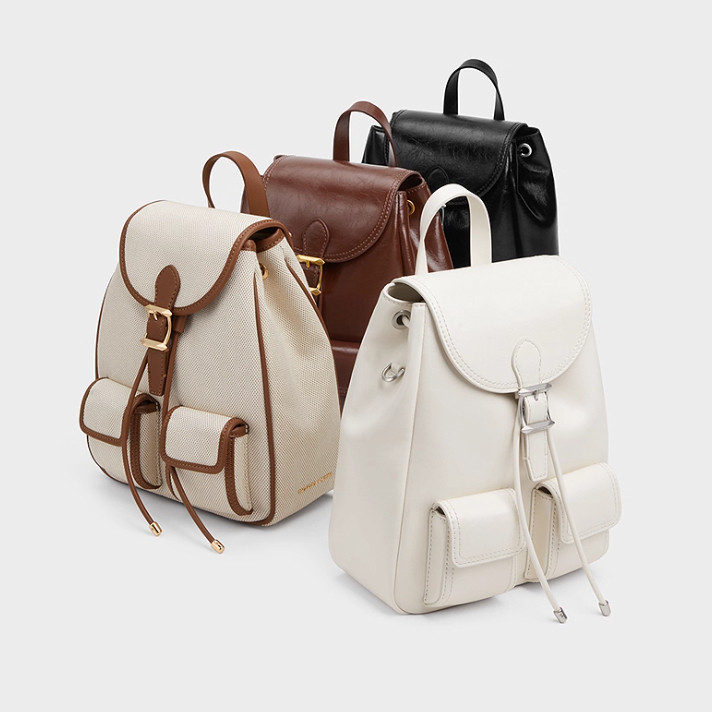 ซีเอ็นเคเค2-60160240Retro Oil Wax Leather Simple Commuter Backpack ...