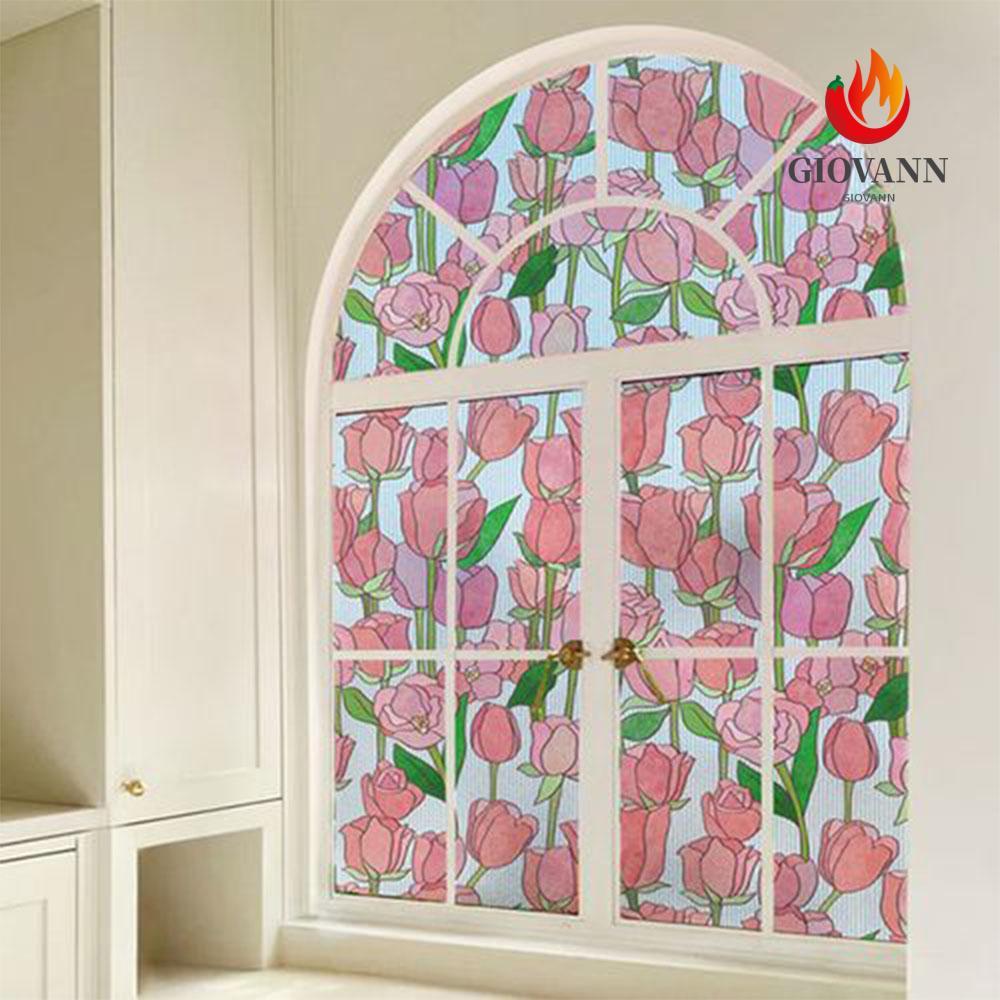 Giovanni Stained Glass Window Film สติกเกอร์ PVC โปร่งแสง ป้องกันUV ...