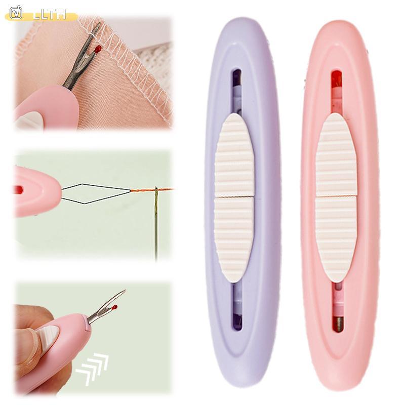 LLTH 2 In 1 เข็ม Threader Seam Ripper, 2 In 1 เข็มอัตโนมัติ Threaders ...