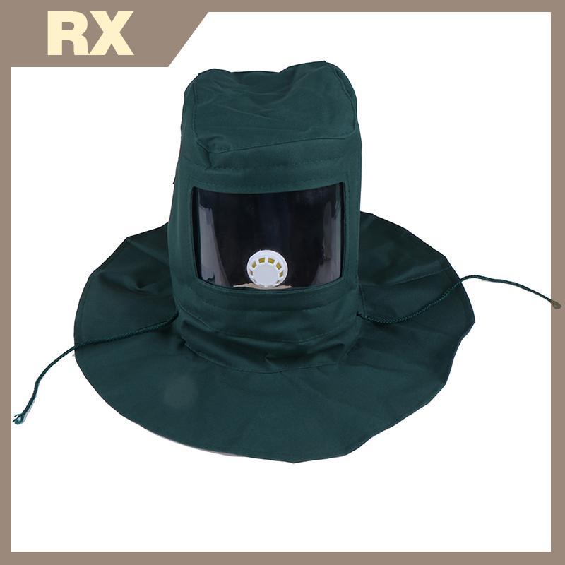 Thicken Air Safety Sand Helmet Sand Blast Hood Protector Mask ปลอดภัย ...
