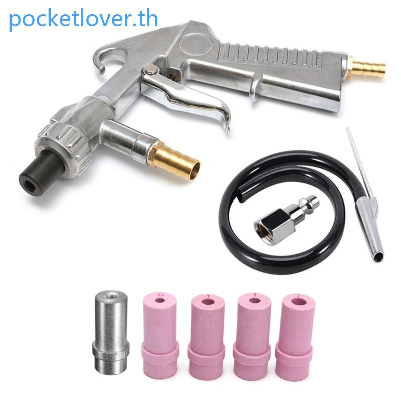 Poc Sand Blaster พร้อมท่อและหัวฉีด Blasting Shot Sandblaster เครื่องมือ ...