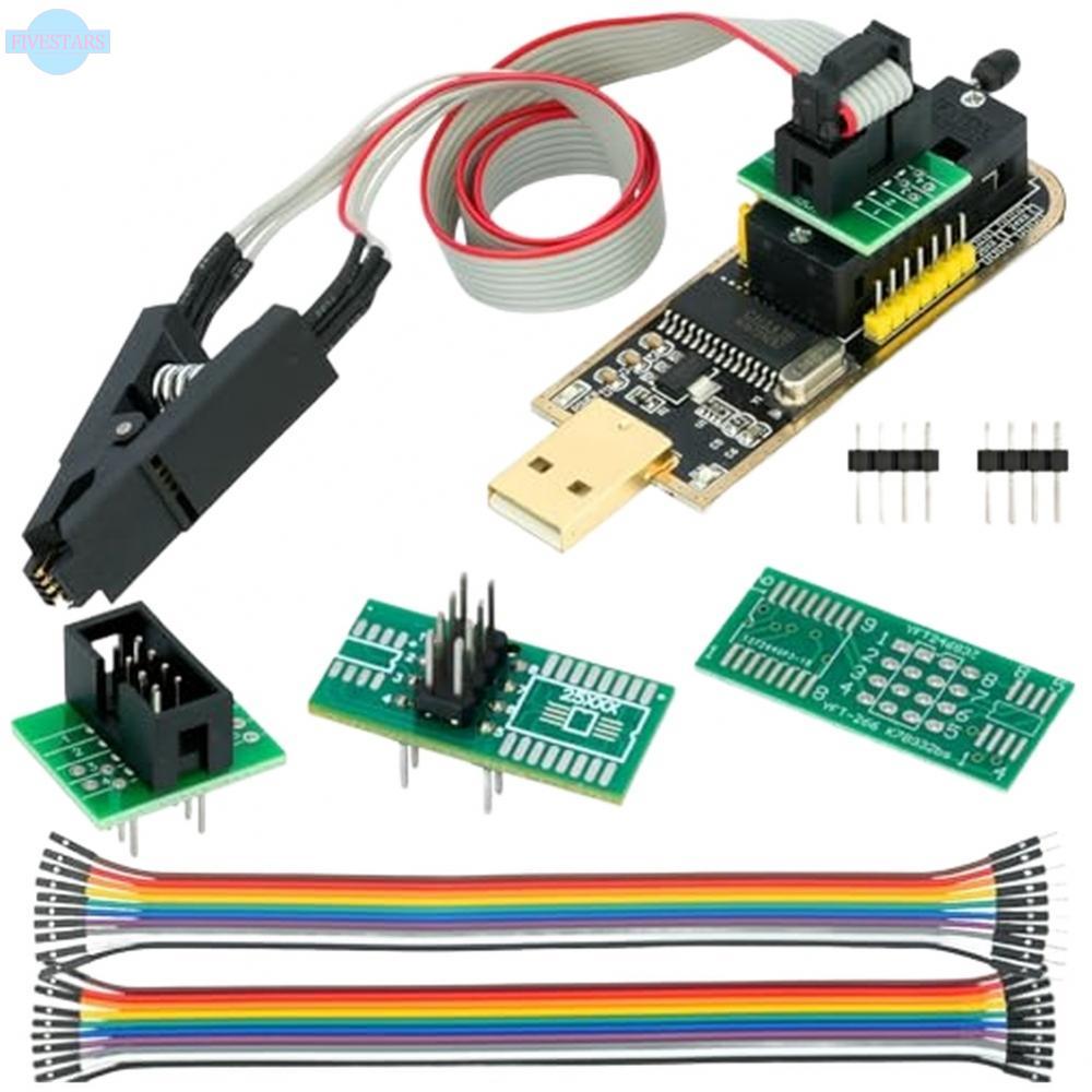 CH341B โปรแกรมเมอร์รองรับชิป 24/25 Series 3.3V และ 5V สวิตช์แรงดันไฟฟ้า ...