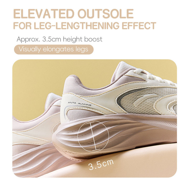 ANTA Nebula 2 Women Running Shoes Mesh Breathable Lightweight รองเท้าวิ่งผู้หญิง  9225C5505  Official Store — รองเท้ากีฬา แบรนด์ Anta ของแท้ 100% เช็คราคาจาก Shopee Lazada thumbnail 3