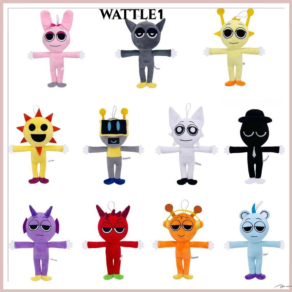 ของเล่นตุ๊กตาสำหรับเด็ก: WATTLE Sprunki, Oren Raddy, Pinki และ Simon ...