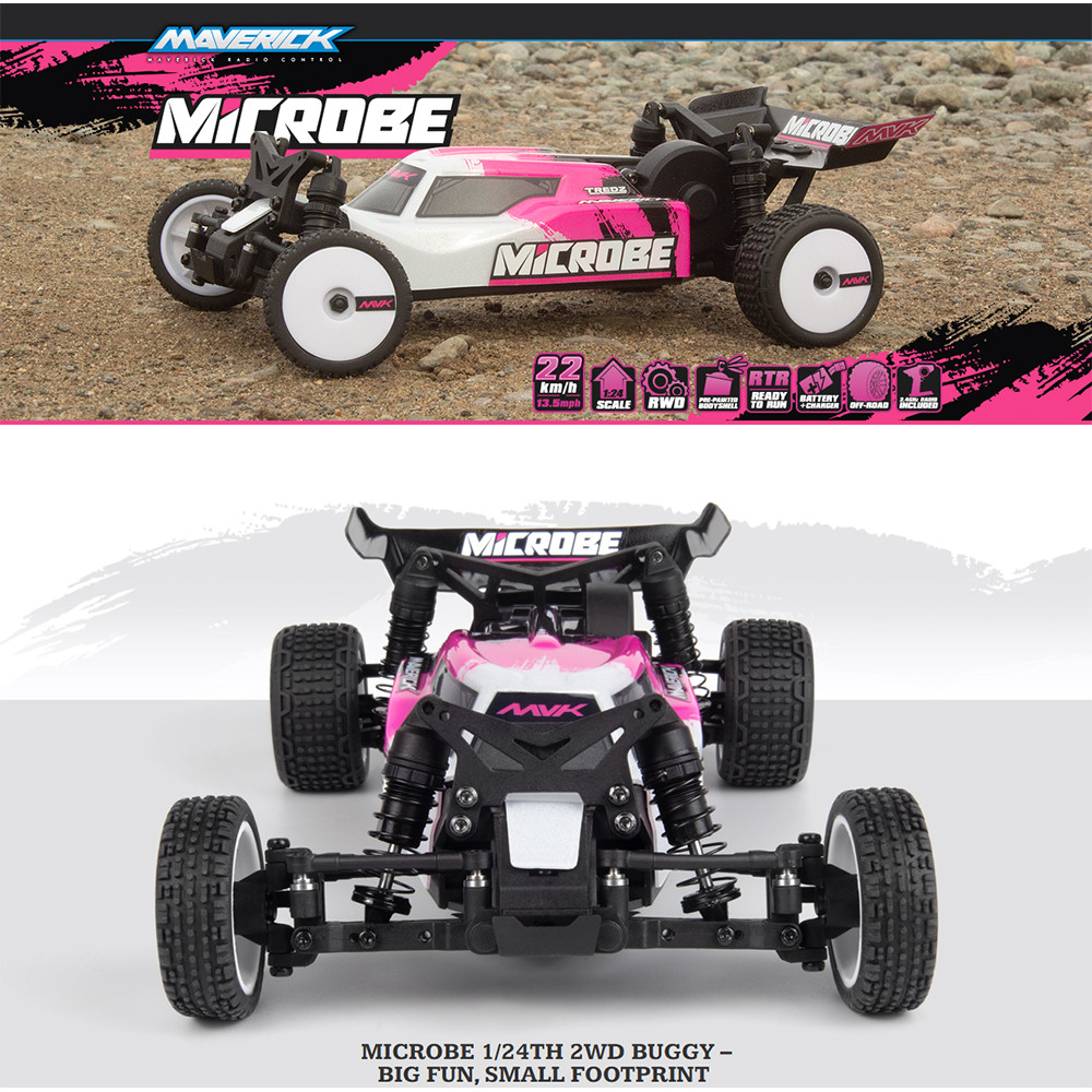 HPI Maverick Microbe 2WD Brushed RC Off-road Buggy 1/24 รีโมทคอนโทรล ...