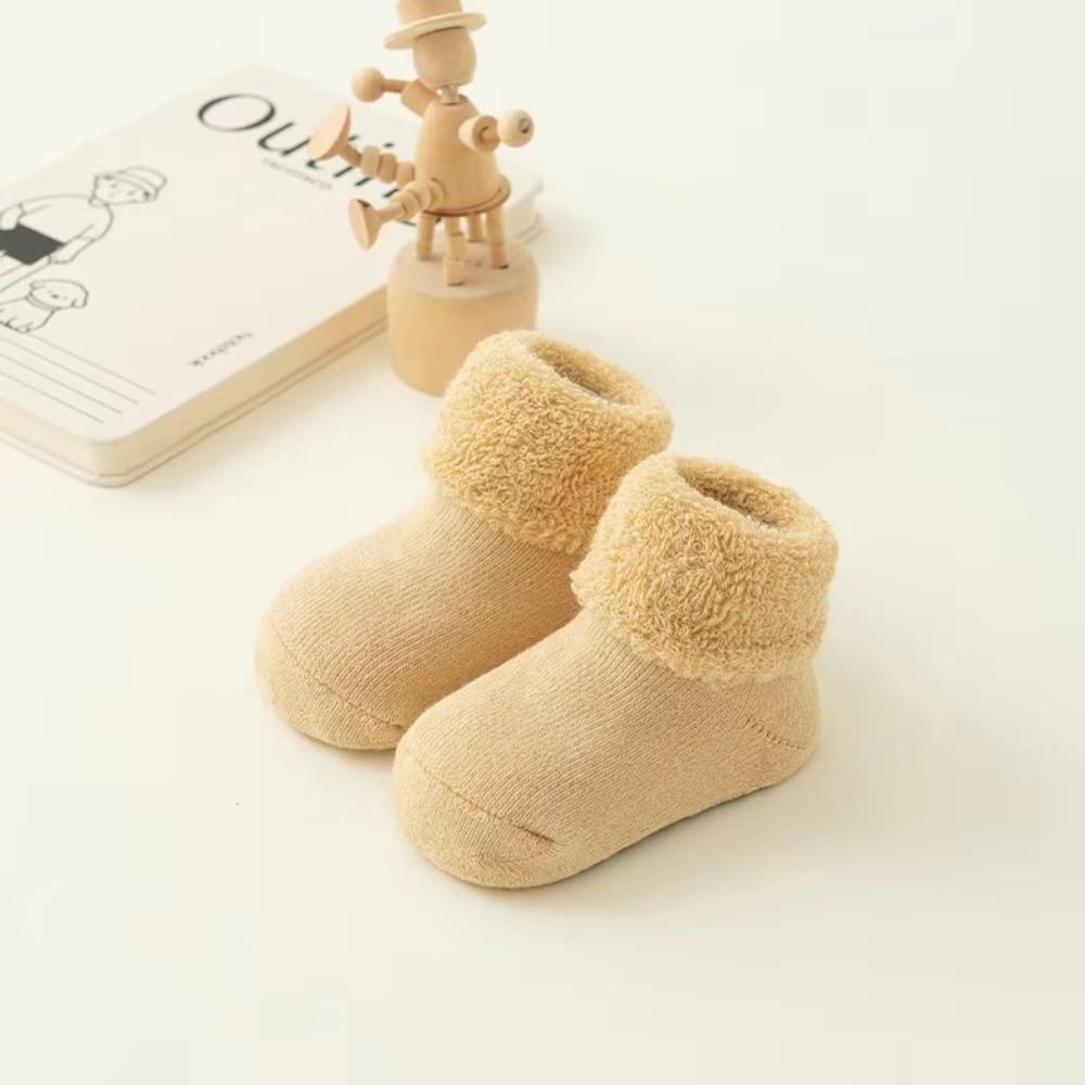 อินนีด ถุงเท้าพื้นหิมะ,0-3ปีตุ๊กตาห่วงเด็กทําด้วยผ้าขนสัตว์ถุงเท้า ...