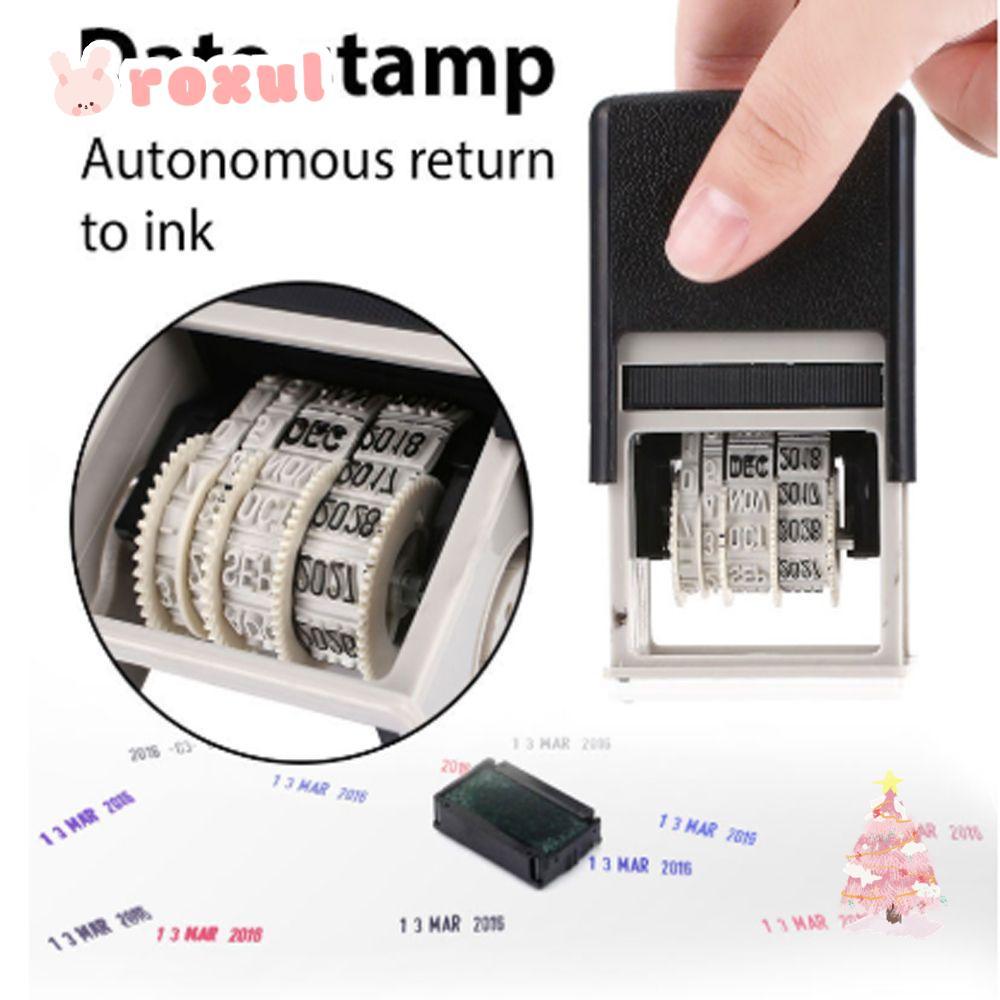 ROXUL Ink Date Stamp เครื่องเขียน DIY พลาสติกสี่เหลี่ยม | Shopee Thailand