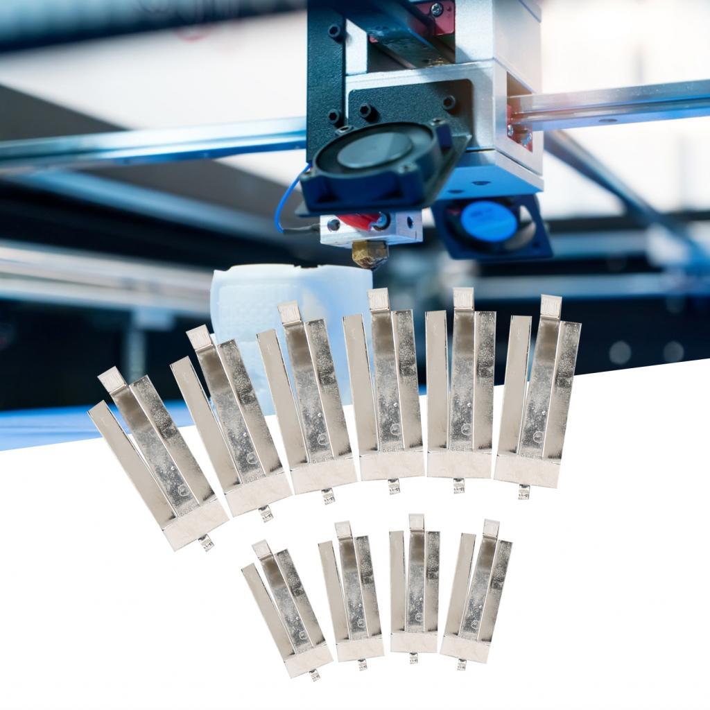 เครื่องพิมพ์ 3D Fix Clips แพลตฟอร์มกระจกเตียงร้อน 10 ชิ้นสำหรับ ...