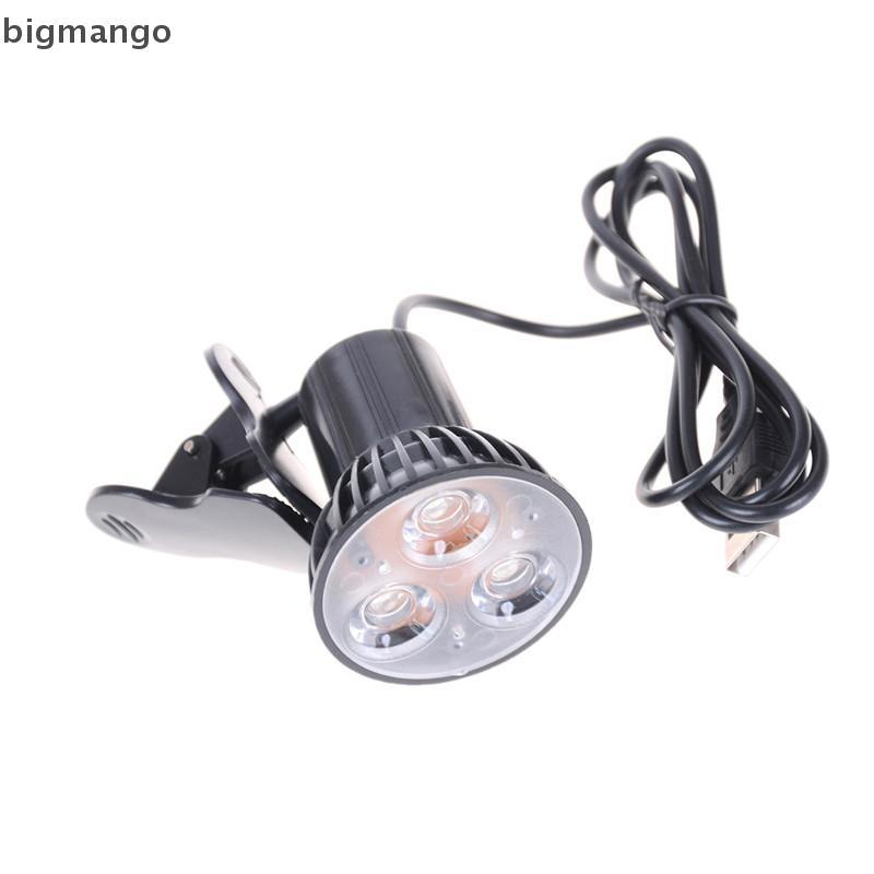 [bigmango] ยืดหยุ่น Super Bright 3 LED Clip On Spot USB Light Lamp ...