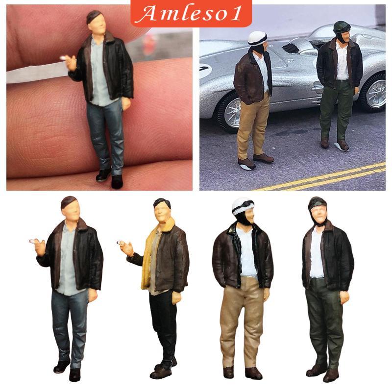 [แอมเลโซ1] 1:64 Scale Model Trains Architectural Standing Miniature ฉาก ...