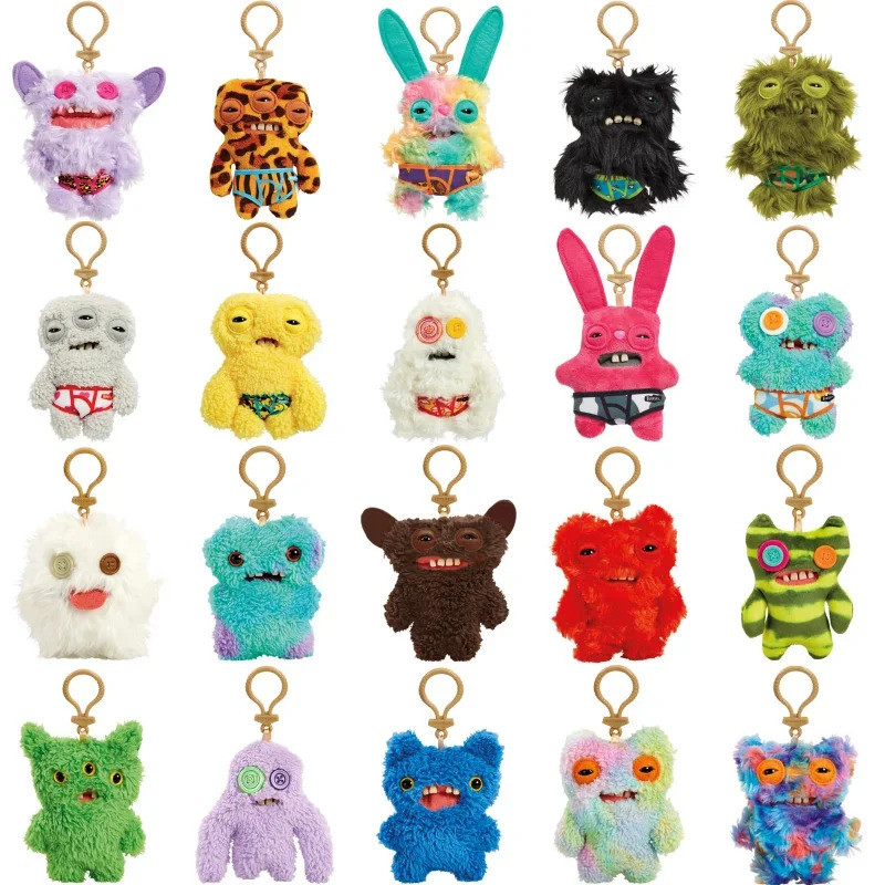Fuggler Monster Rabbits พวงกุญแจตุ๊กตาตลกน่าเกลียดฟัน Kawaii ตุ๊กตา ...