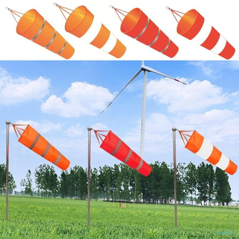 WHEATI ติดตั้งง่ายสะท้อนแสง Windsock Weatherproof Wind Sock Fluorescent ...