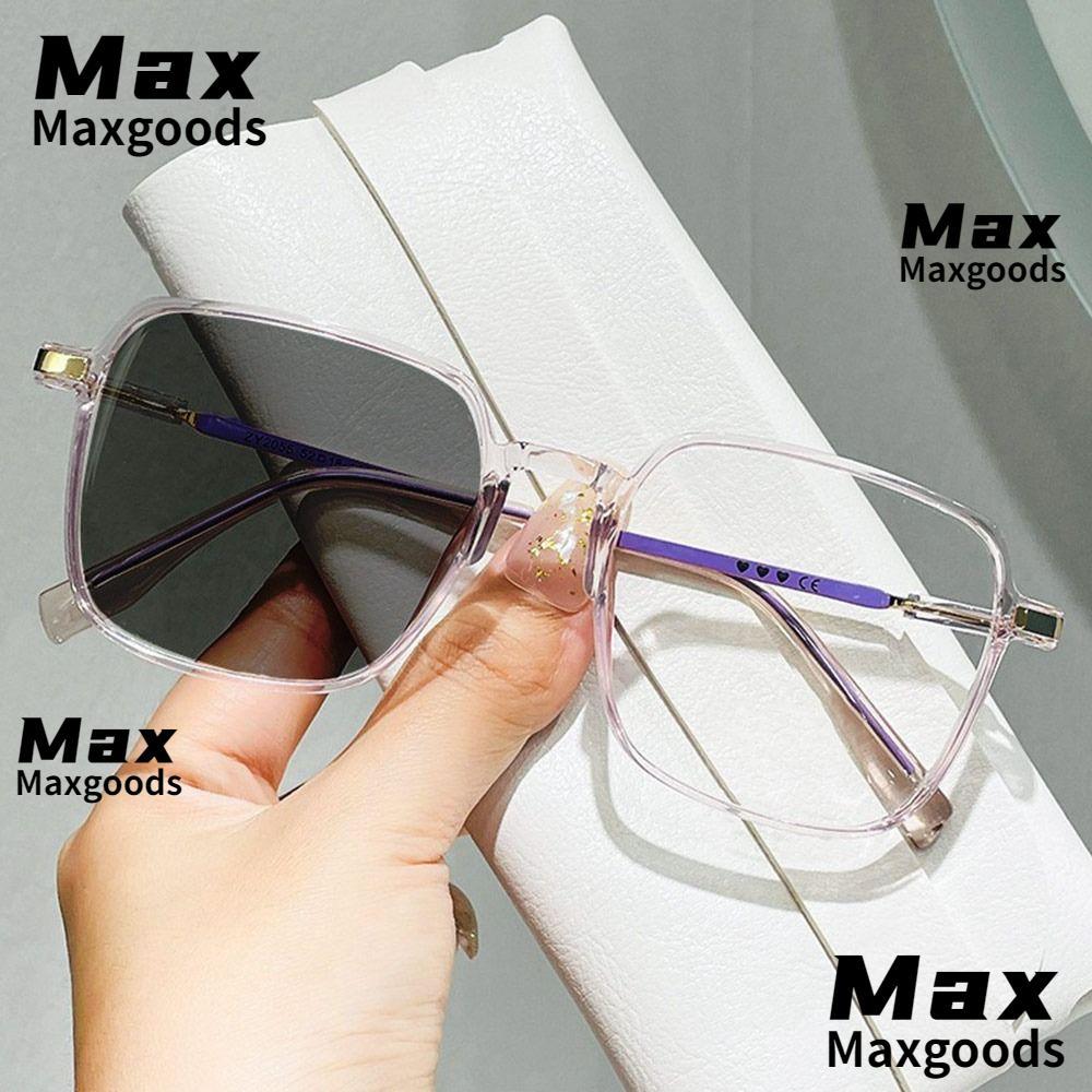 MAXG แว่นตาน้ำหนักเบา บล็อกสีฟ้า กรอบโลหะคลาสสิก เหมาะสำหรับทั้งผู้ชาย ...