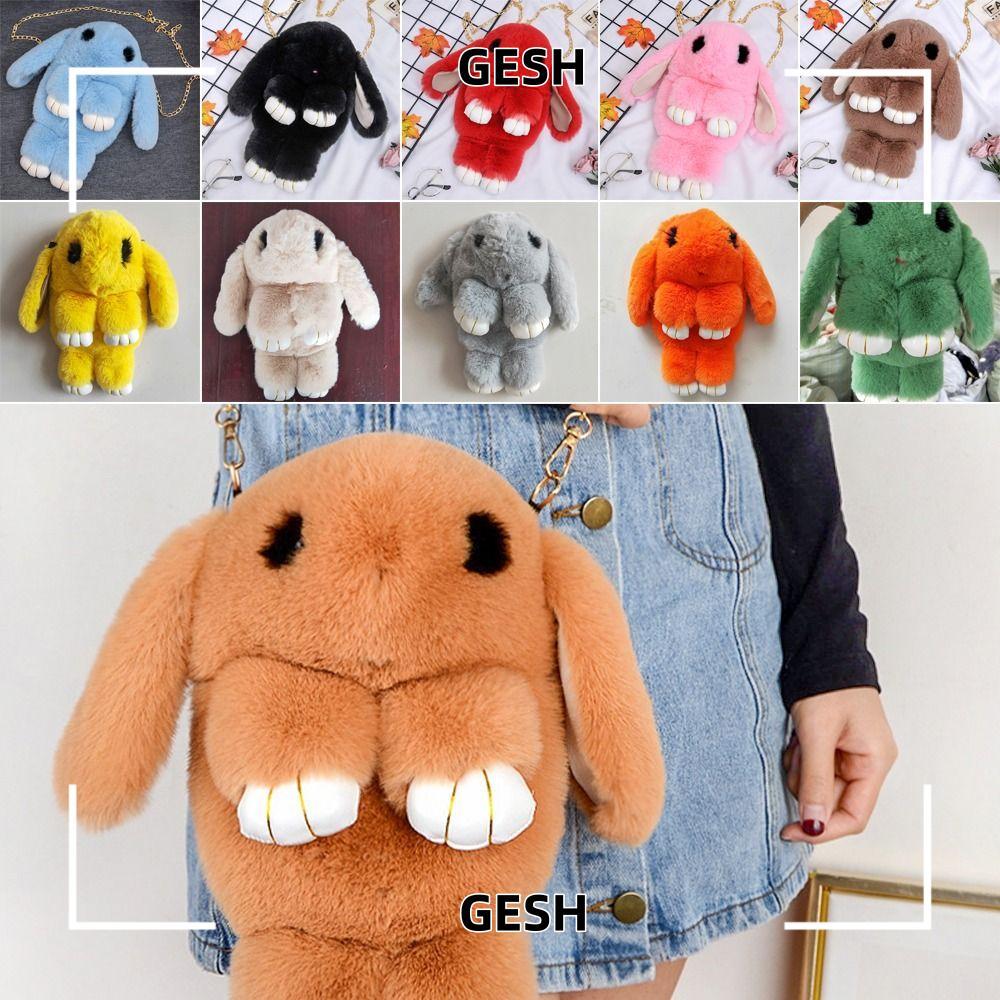 GESH กระเป๋าสะพายข้างและถือ สำหรับผู้หญิง แบบโท้ท กับสายโซ่ปรับได้ ...