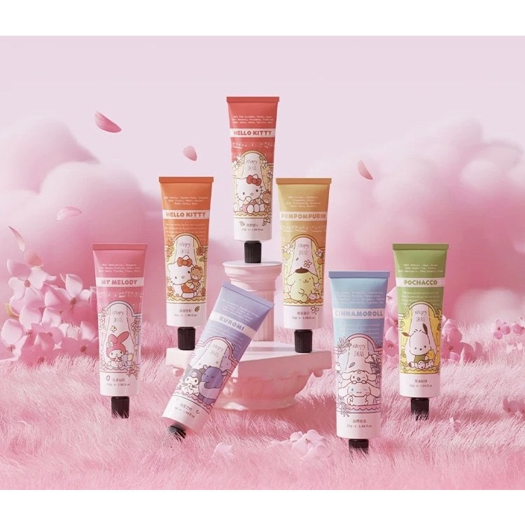 Roopy X Sanrio Hand Cream ยี่ห้อ Roopy Runpei Sanrio Family Series ...