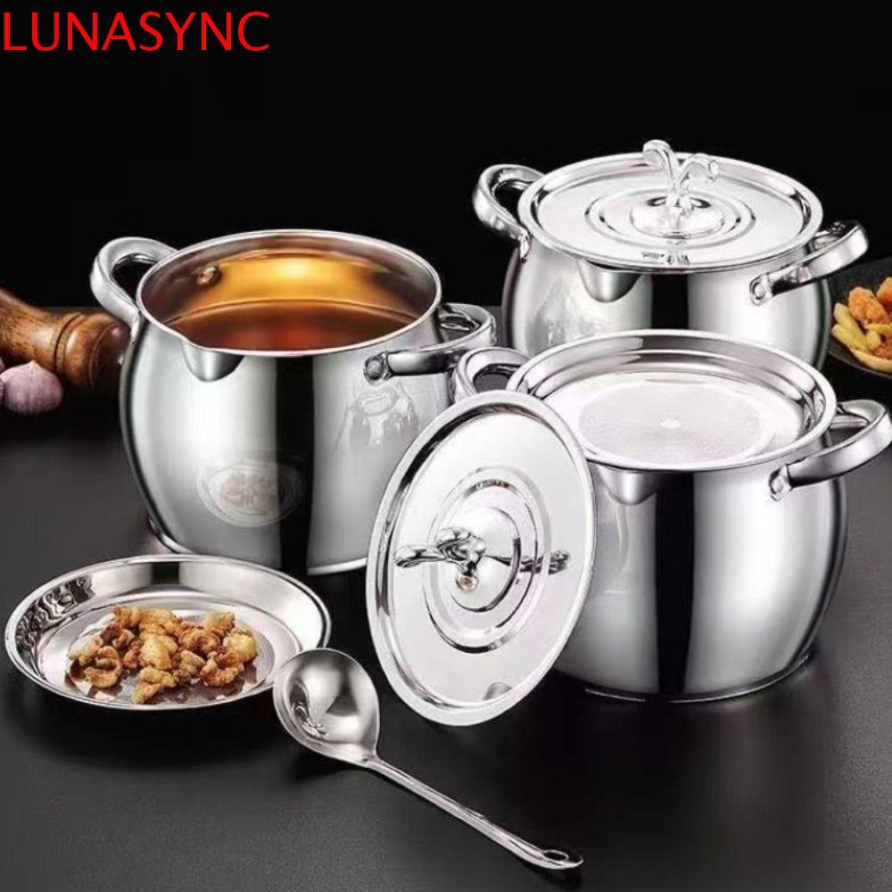 LUNASYNC หม้อกรองน้ํามัน, 1.2/3.5L Binaural Handle Lard ถังกรอง,ห้อง ...