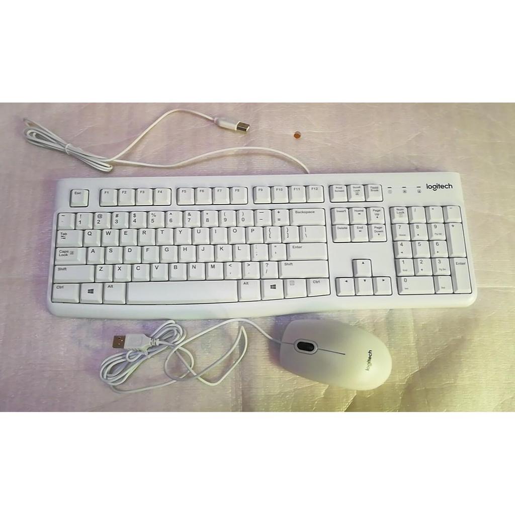 Logitech K120 คีย์บอร์ด คีย์บอร์ดแบบมีสาย Logitech M-U0026 เมาส์ USB ...