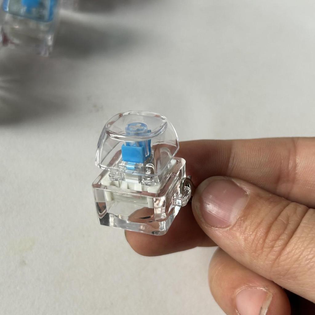Keycaps พวงกุญแจของเล่นพร้อมไฟ LED DIY Keycaps Fidget Keyborad ปุ่มความ ...