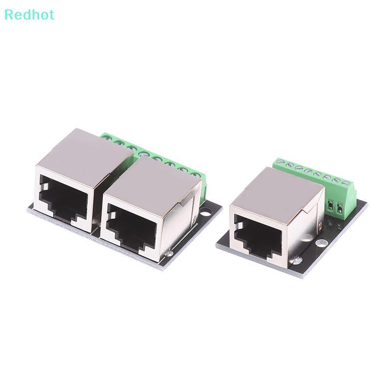 1Pc RJ45 Single/Double Female Adapter Board RJ45 Network Adapter Turns ...
