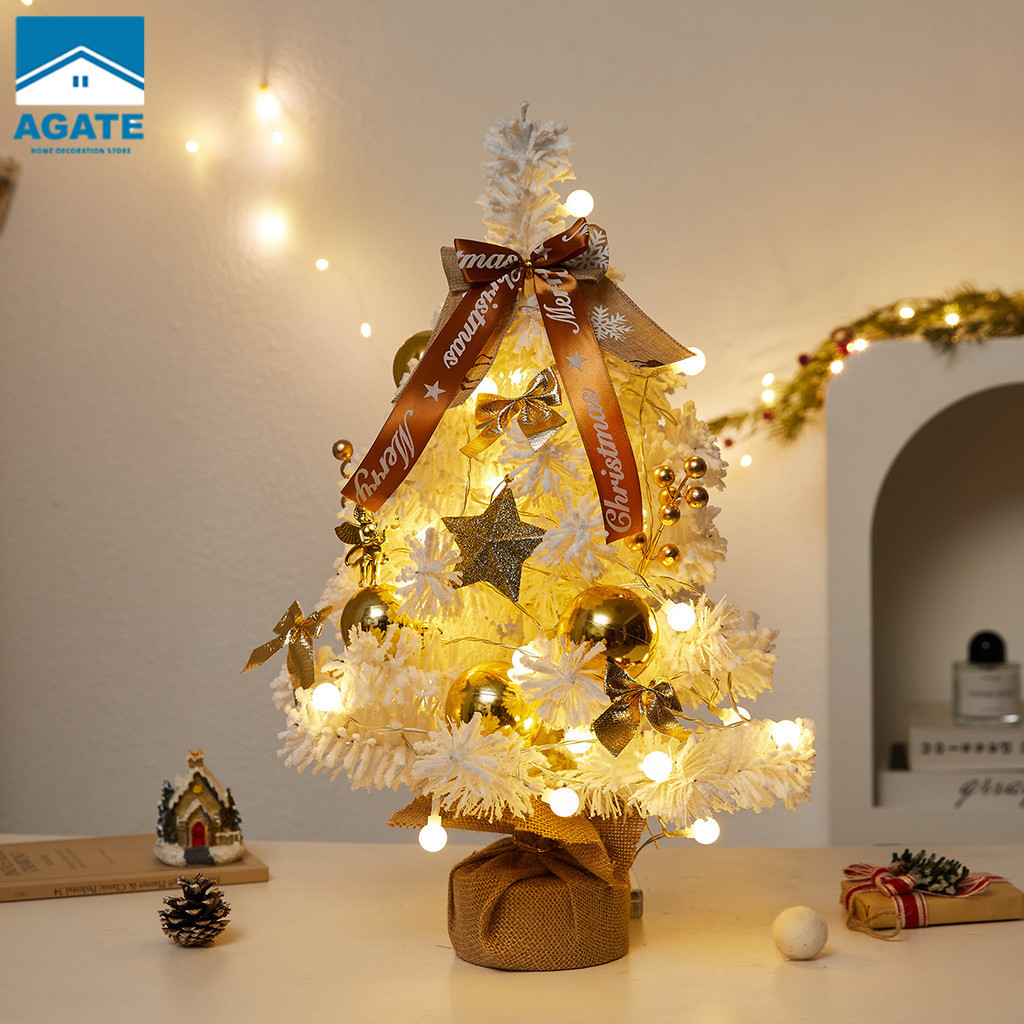 【พร้อมส่ง】ต้นคริสต์มาสตั้งโต๊ะ Christmas Tree ต้นคริสต์มาส ประดับบ้าน DIY รูปแบบใหม่ หน้าตาดี ของแต่งห้อง