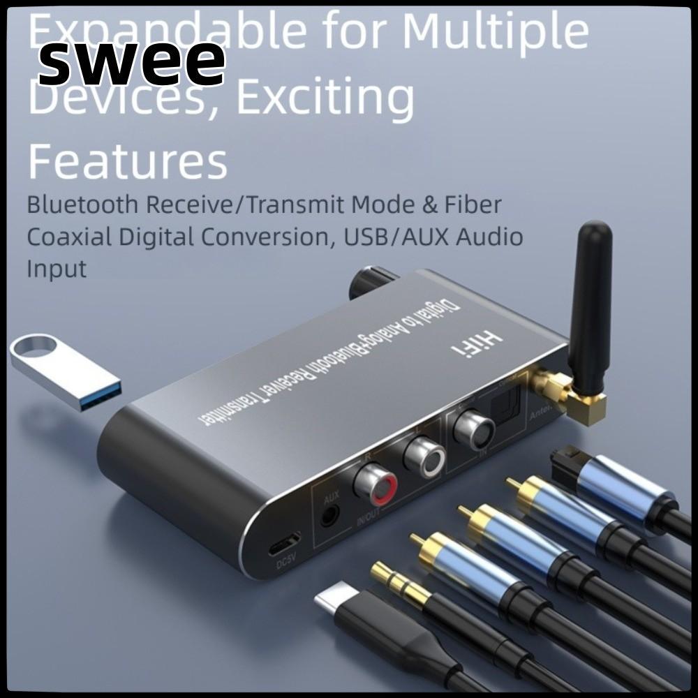 SWEE Digital Optical เป็น 3.5 มม. พร้อมตัวแปลงเสียงอลูมิเนียมอัลลอยด์ ...