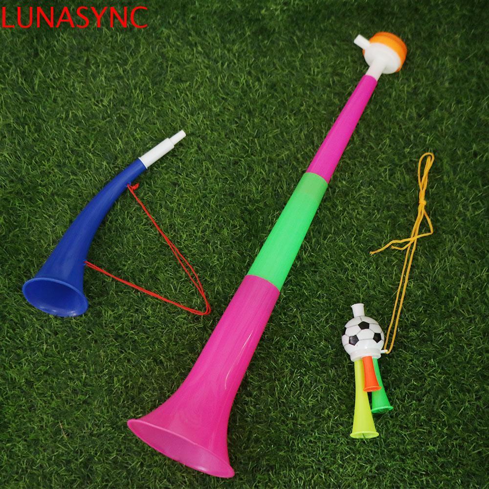 LUNASYNC Horn Prop Ox Horn แตรพลาสติก เครื่องมีเสียงเชียร์แบบวูฟเวเซา ...