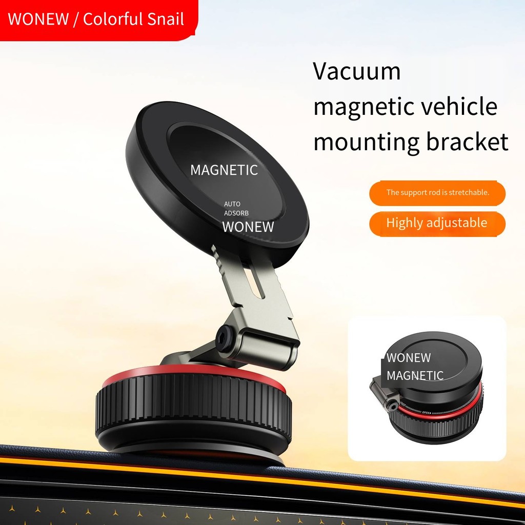 Wonew ZJ 54 รถติดการนำทางสูญญากาศแม่เหล็กยึดยึดตัวยึดถ้วยดูดสำหรับกล้อง ...