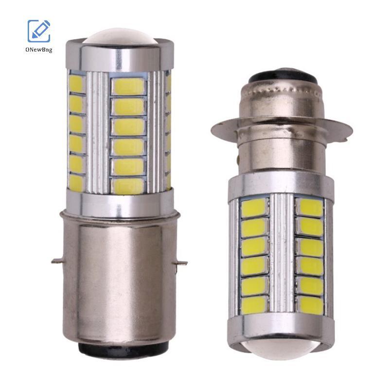 ONew 1PC PX15D BA20D LED หมอกโคมไฟ Auto ไฟหน้ารถจักรยานยนต์ 33 SMD ...