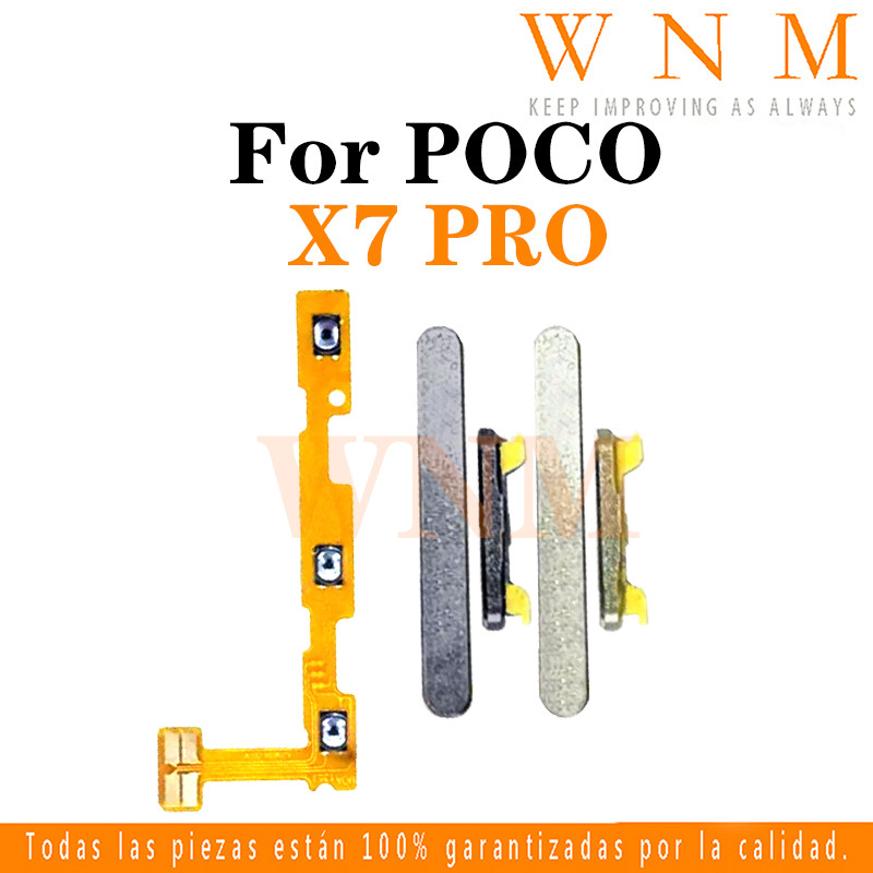 สําหรับ POCO X7 PRO ปุ่มเปิดปิดปุ่มสวิทช์ด้านข้าง Key Volume Up Down ...