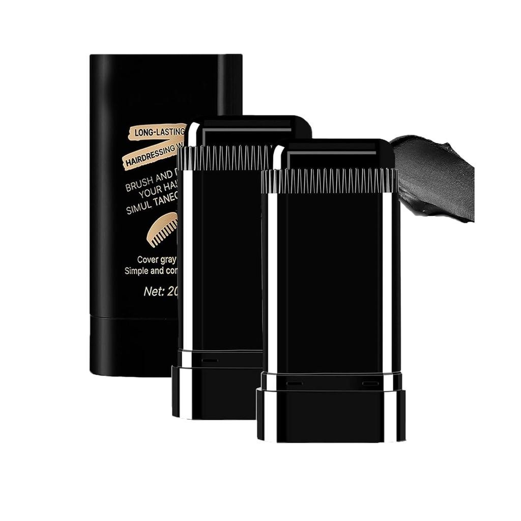2-in-1 Hair Color Stick & Comb, Long-Lasting Waterproof Color,Sweat ...