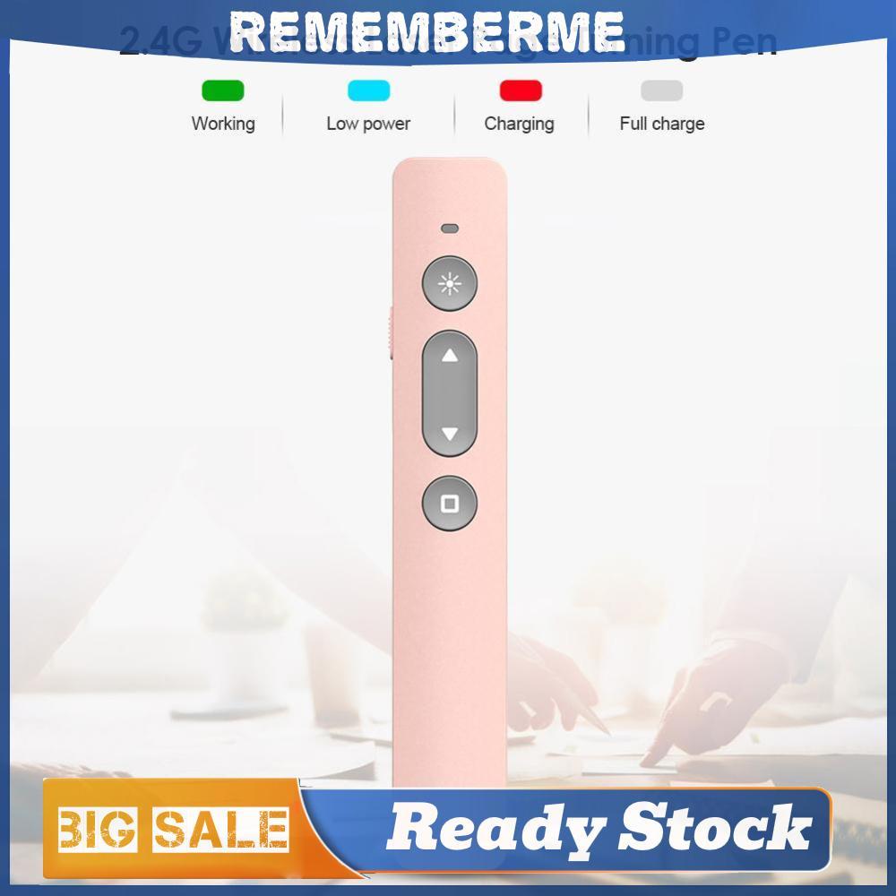 RF 2.4GHZ ไร้สาย PPT สไลด์พลิกปากกา Powerpoint Presentation Pointer ...