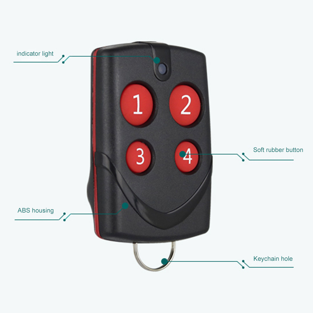 ประตูโรงรถรีโมทคอนโทรลความถี่อัตโนมัติค้นหา Clone Function Transmitter ...