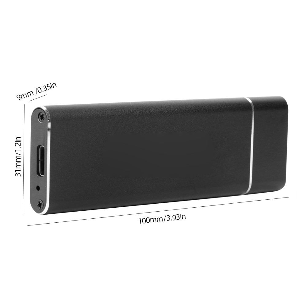 NVME ภายนอก SDD Enclosure อลูมิเนียม SSD ฮาร์ดดิสก์กล่อง M.2 Key PCIE ...
