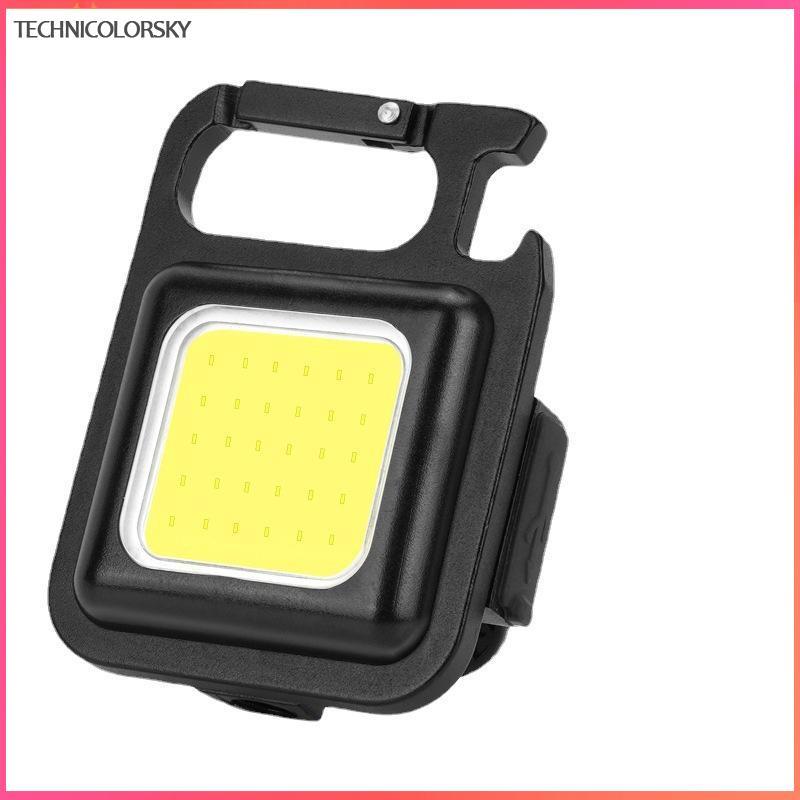 Technicolorsky COB ไฟ LED Camping High Power Type-C ชาร์จไฟฉายไฟฉาย LED ...