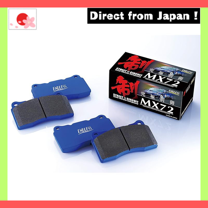 ENDLESS Brake Pads [MX72] for Toyota 86 ZN6 / Honda Civic FK2 FK8