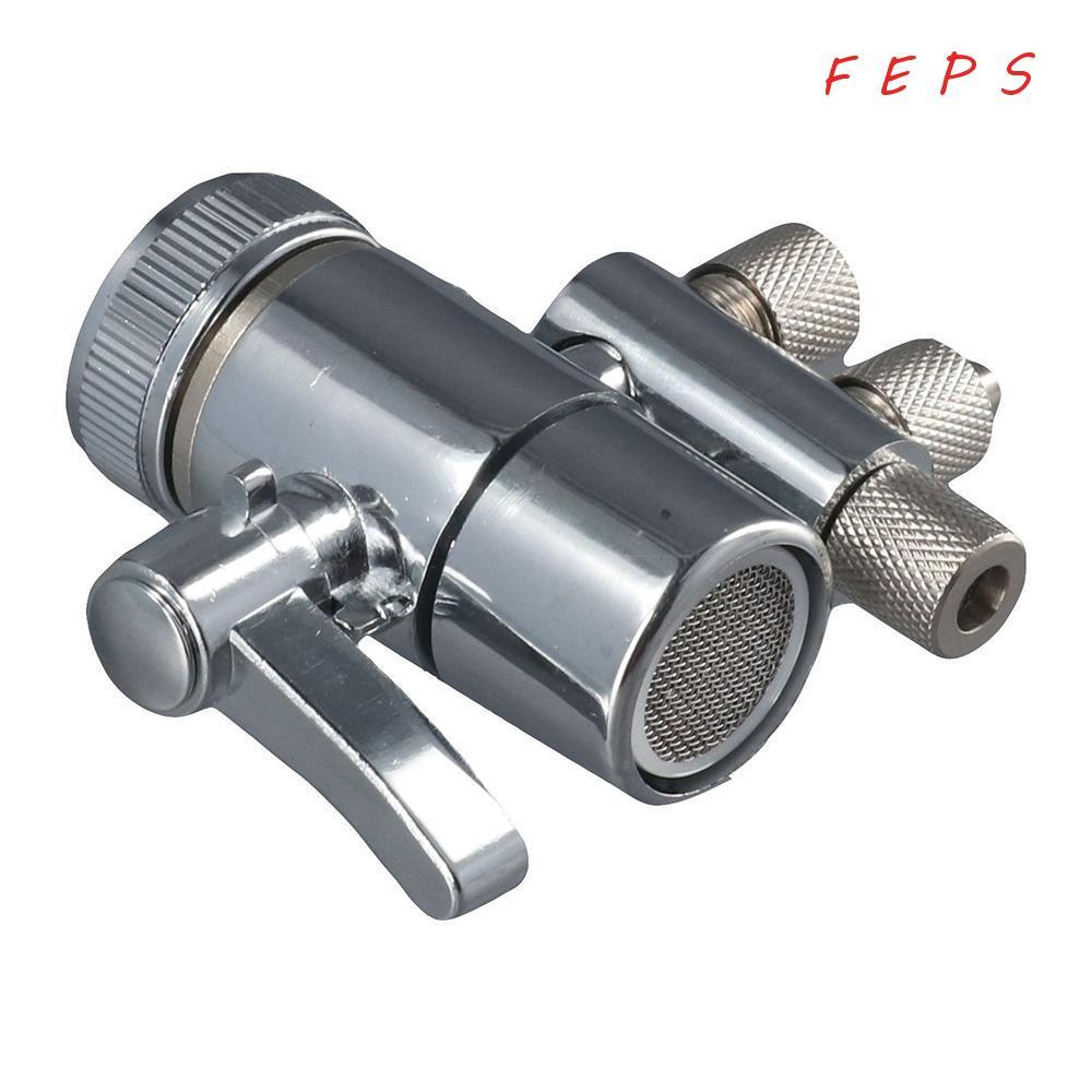 FEPS Faucet Diverter Valve, 2 Way Splitter, Adapter Counter Water ...