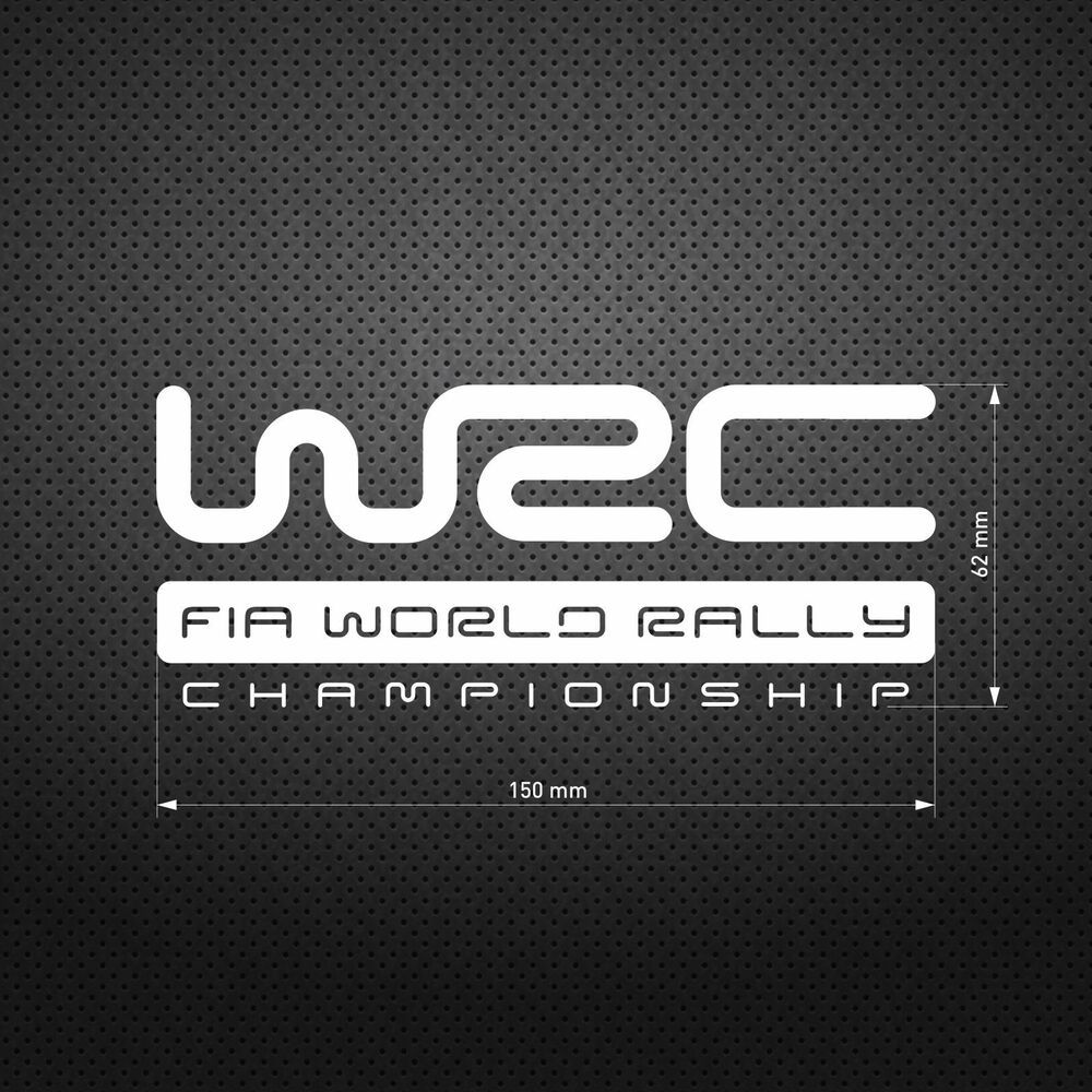 WRC FIA World Rally Championship Decal Sticker ไวนิลอุปกรณ์เสริมใน ...