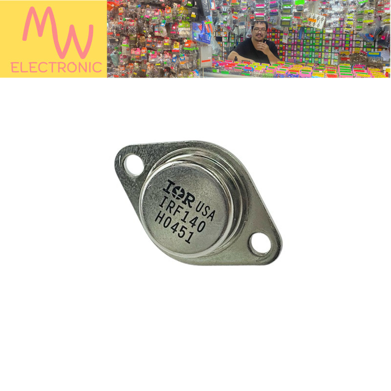 Mosfet IRF140 (ราคาต่ อ 1 ชิ้น)Power Mosfet N-Channcl 125W-100V-28A ...