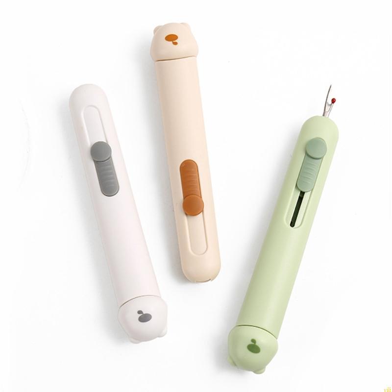 Yili 2-in-1 Seam Ripper Thread Remover Threading Aid เย็บเข็ม Threader ...