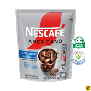 โปรโมชั่น Flash Sale : เนสกาแฟ อเมริกาโน่ผสมอาราบิก้าคั่วบดละเอียด ไม่มีน้ำตาล 2 ก. แพ็ค 27 ซอง