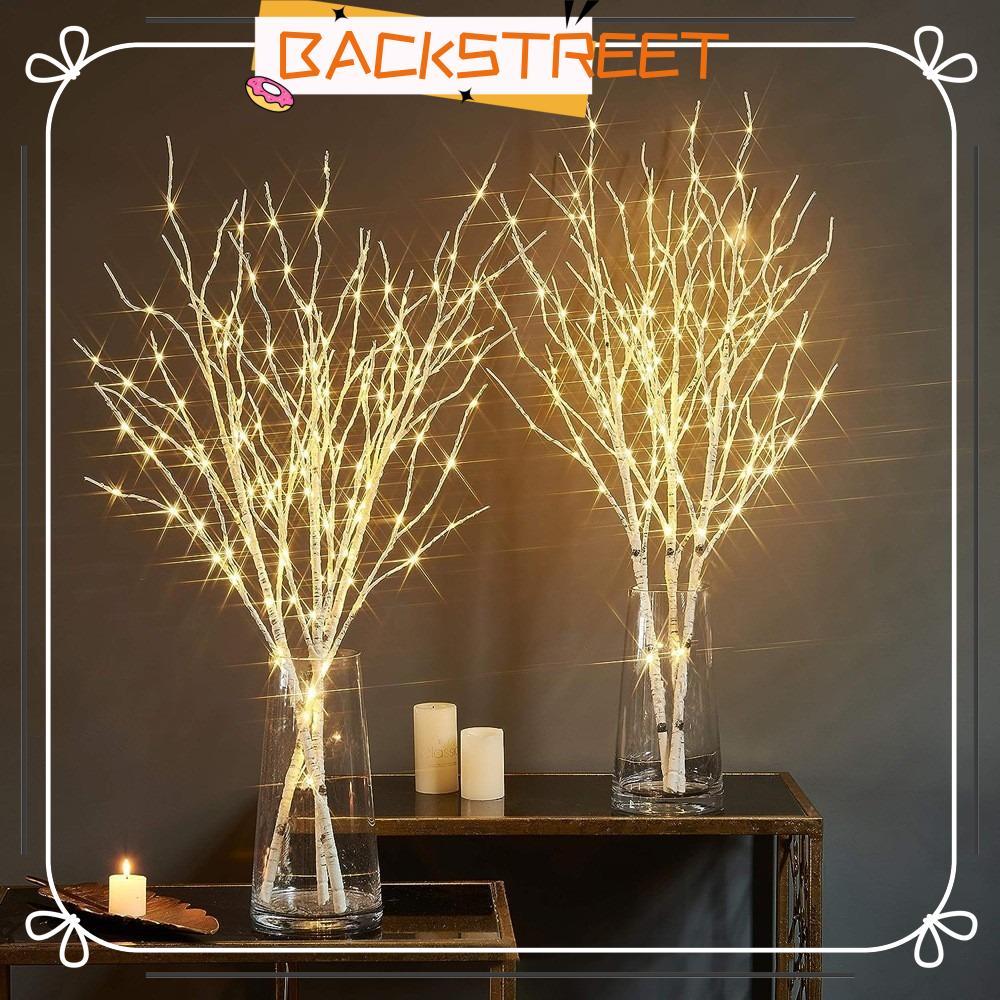 BACKSTAGE Christmas Tree Branch String, พืชประดิษฐ์แบตเตอรี่ดําเนินการ ...