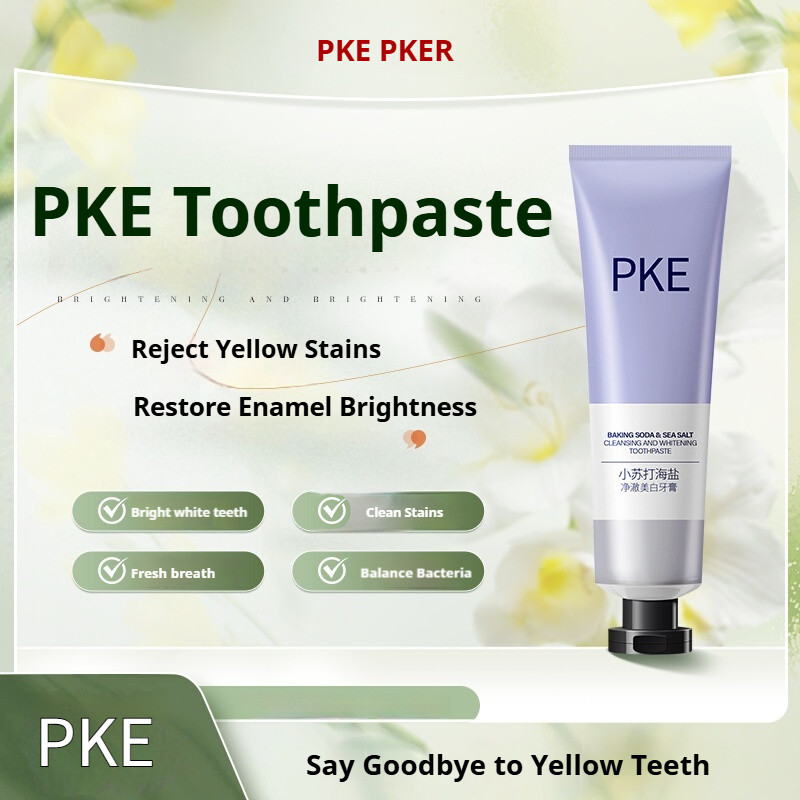 PKE ยาสีฟัน PKER คราบฟัน ลมหายใจสดชื่น ไวท์เทนนิ่ง แคร์ ยาสีฟันในช่อง ...