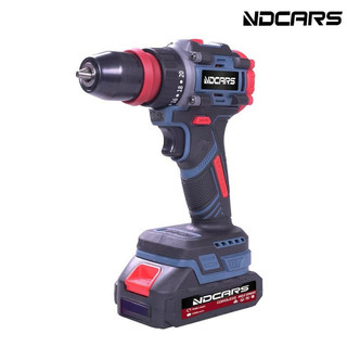 สว่าน ND CARS3in1 รุ่น สว่านไร้สาย 20V  ขัน เจาะ กระแทก แถมอุปกรณ์ครบกล่อง