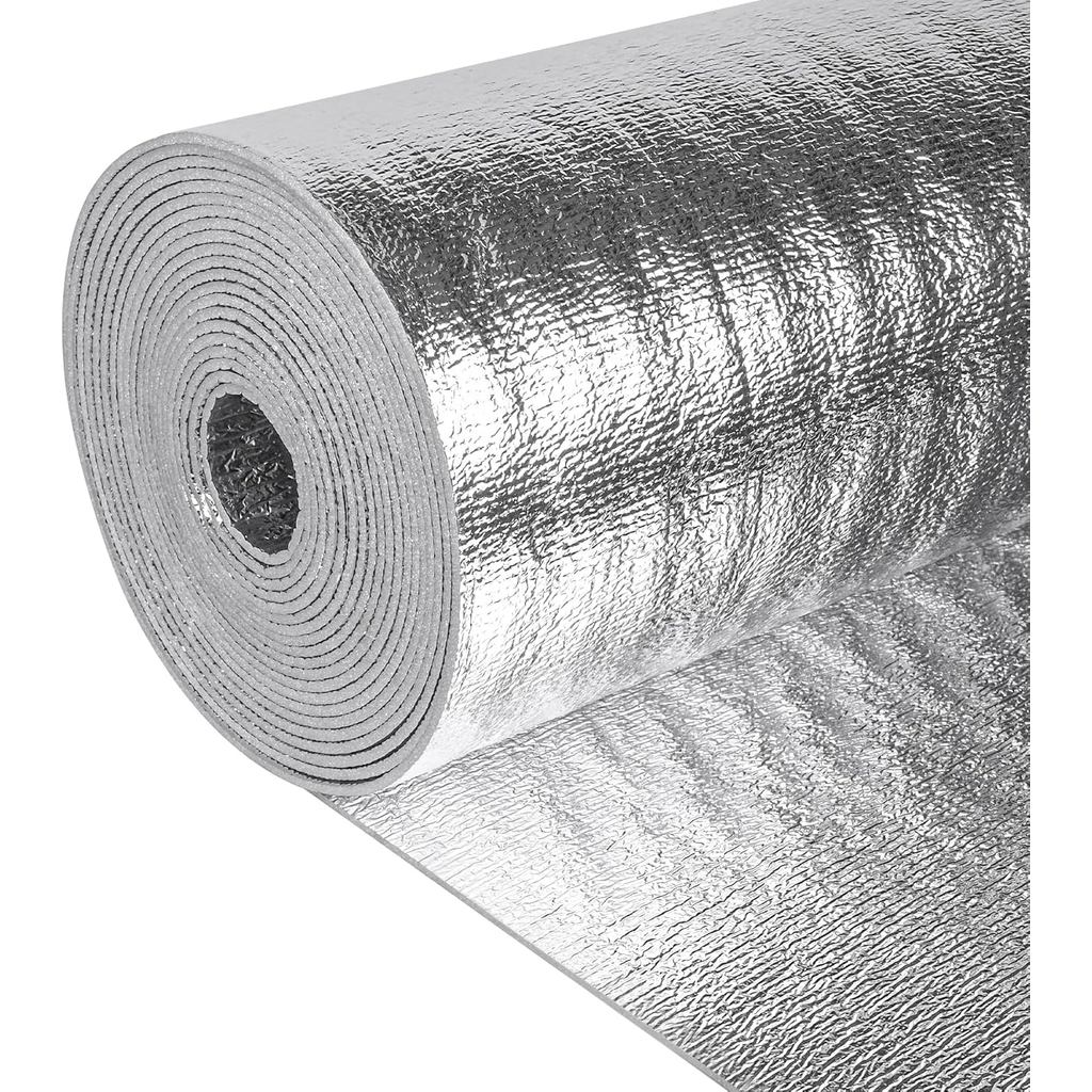Reflective Insulation Roll 47in x 10Ft (3mm) Foam Core Radiant Barrier ...