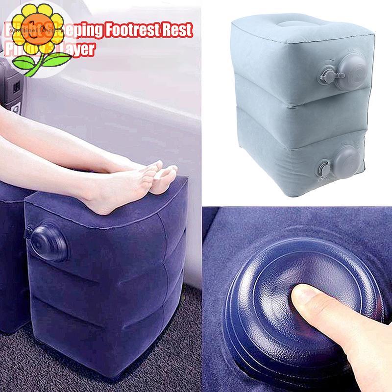 SUNSHOP Inflatable Footrest หมอน PVC Flight Sleeping Footrest REST หมอน ...