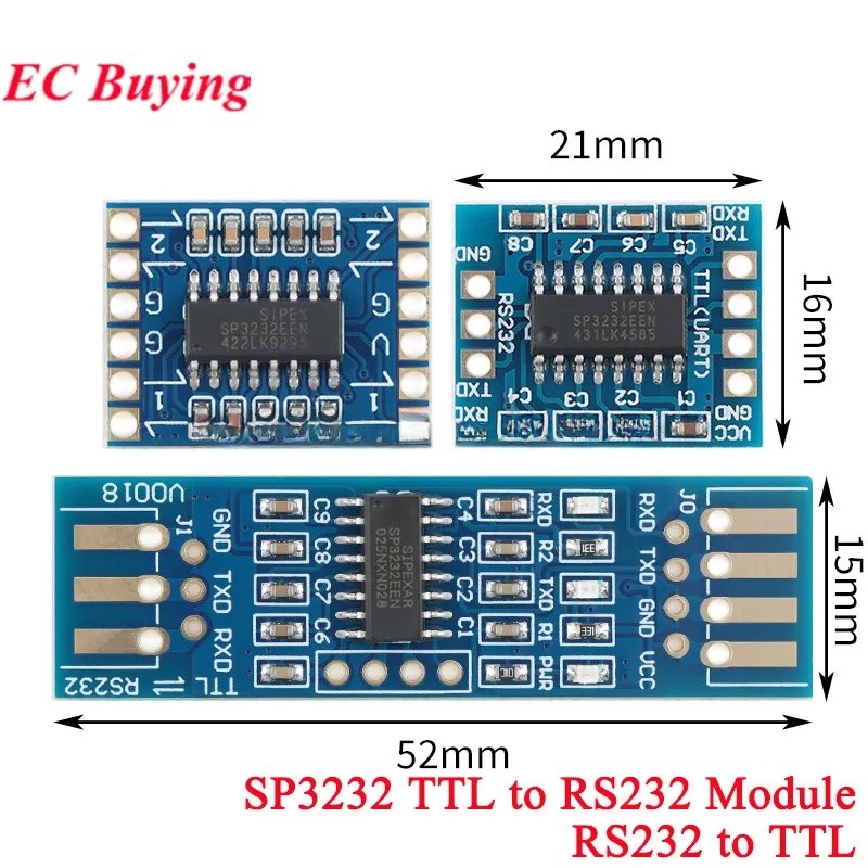 5 ชิ้น/1 ชิ้น SP3232 TTL ถึง RS232 โมดูล RS-232 ถึง TTL แฟลชแปรงสาย ...
