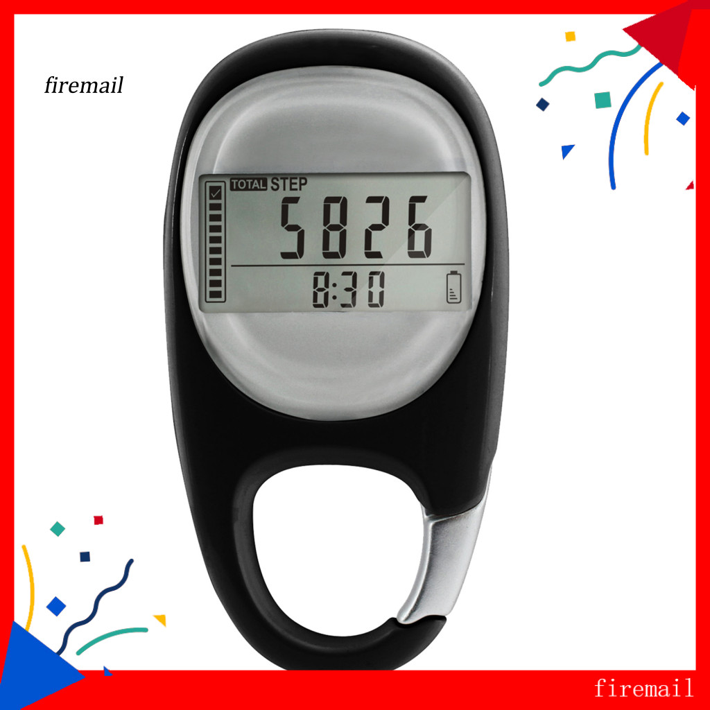 [FM] Simple Step Counter Compact 3d Pedometer พร้อมจอแสดงผลขนาดใหญ่ ...