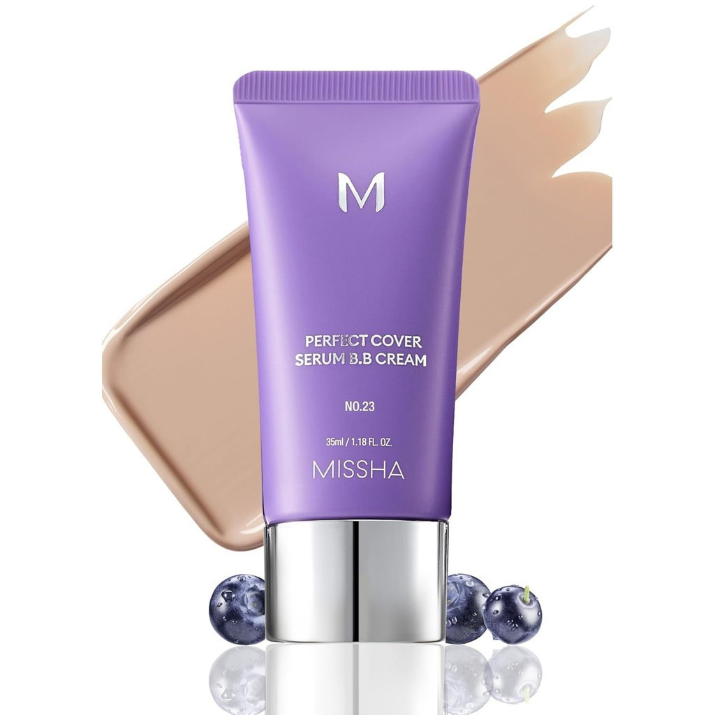 MISSHA M PERFECT COVER SERUM BB CREAM No.23 Natural Beige-Light/Medium ...